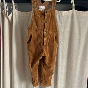 Zara Brown Corduroy Kids One Piece